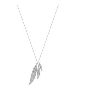 Sophie Simone Silver 3 Leaves Necklace- handmade in Mexico City